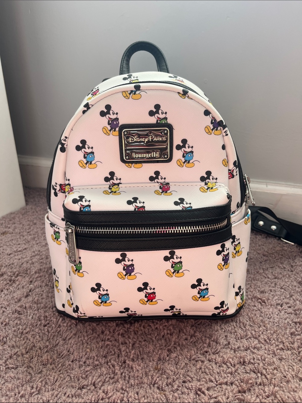 Loungefly Mickey Mouse Allover Mini Backpack